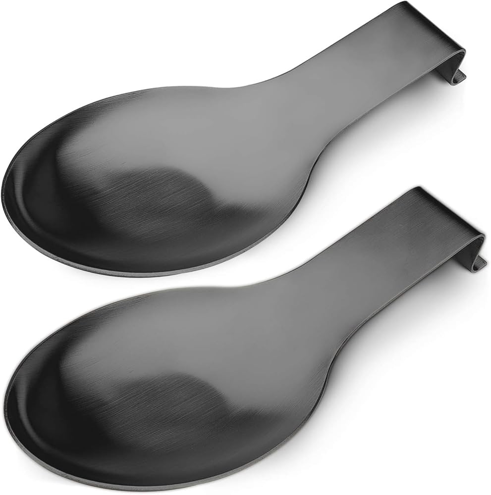 VanlonPro Stainless Steel Spoon Rest, Spatula Ladle Holder, Stainless Steel Utensil Spoon Rest Ho... | Amazon (US)