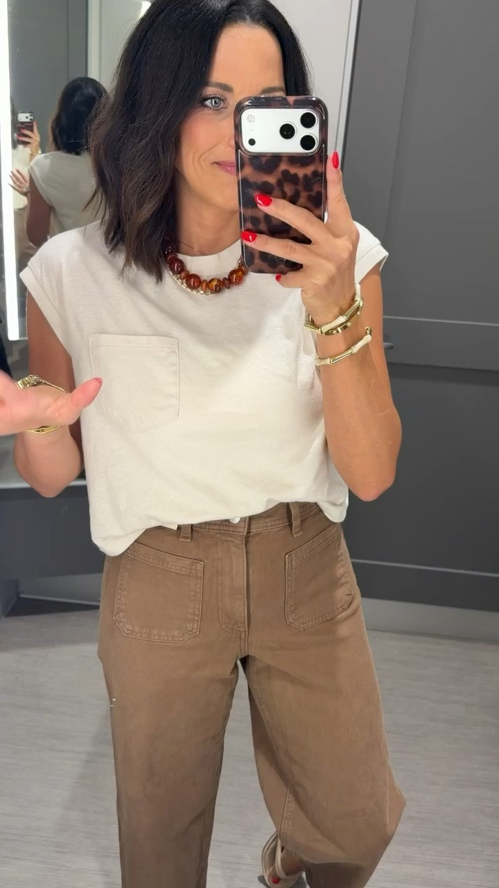 Target is getting me ready for fall 🤎 These brown jeans are SO cute and such an easy way to switch up your everyday denim. Love them with a simple tee now and a sweater later! Wearing an XS.

#TargetStyle #TargetFinds #TargetFashion #FallOutfit #FallFashion #AffordableFashion #LTKStyle