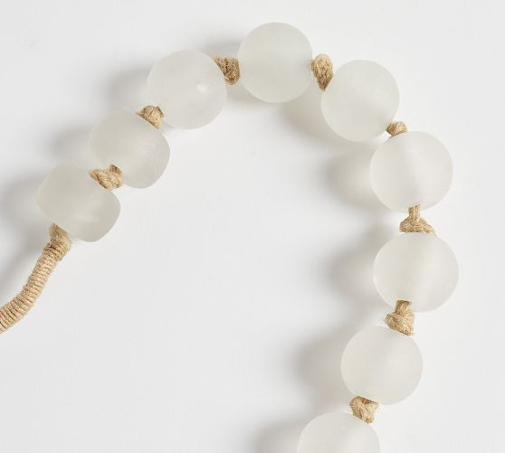 Handcrafted Cast Glass Beaded Rope | Pottery Barn (US)