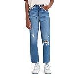 Levi's Women's Premium Ribcage Straight Ankle Jeans | Amazon (US)