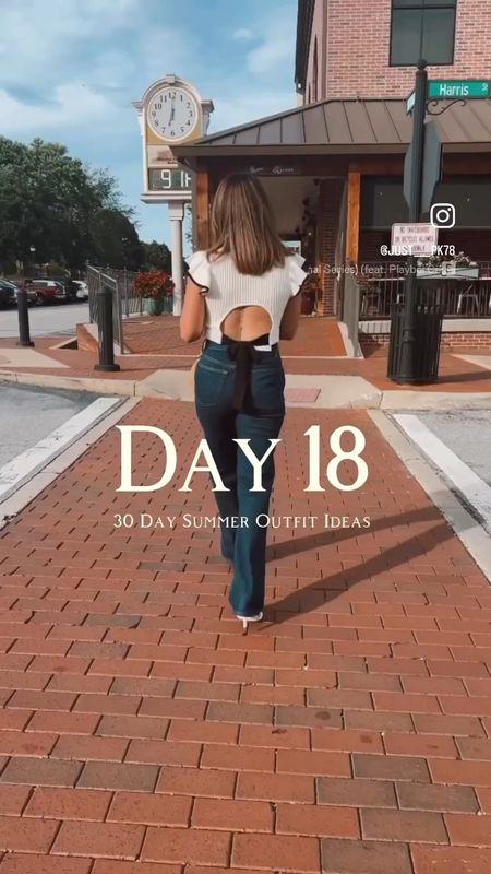 30 Day Summer Outfit Ideas Day 18

The jeans:
I just found the most flattering high rise 90’s fit straight leg jeans. These are high quality! The fabric is very stretchy, and they are so well tailored. I love them and I love the way they hug my 🍑 
I am between sizes. I normally wear size 26-27. I got these in 25 and surprisingly,  they fit me, because of the super stretchy material. The length is perfect, but I can only wear these with 4’ heels or higher. In the future, I might need to get them taken in.

The top: 
A knit open back top with tied back details. This top is super cute. It’s beautiful and has nice quality. It runs true to size.

#Straightlegjeans
#Highrisejeans
#Dinnerdateoutfit 
Summer outfit ideas

#LTKsalealert