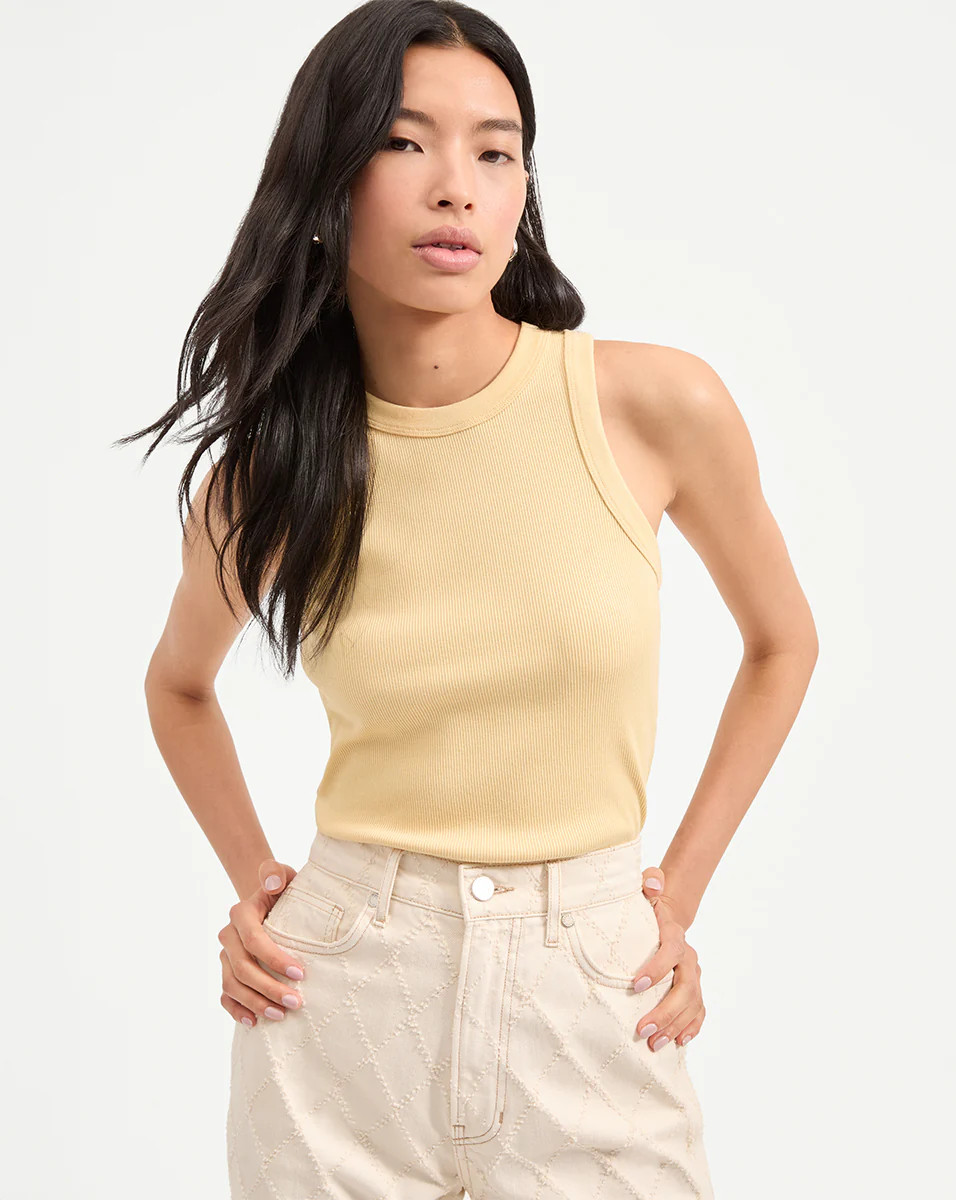 Jordyn Cropped Tank Top | Veronica Beard