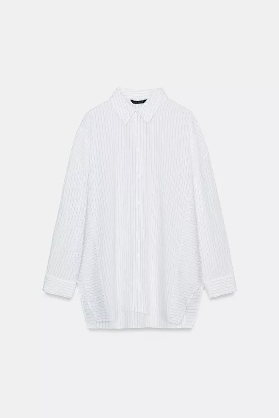 OVERSIZE-HEMD MIT STREIFEN | Zara DE