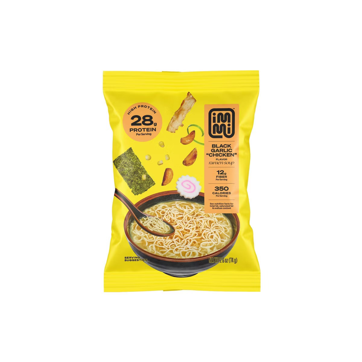 immi Black Garlic 'Chicken' Plant Based Ramen Packet - 2.6oz | Target