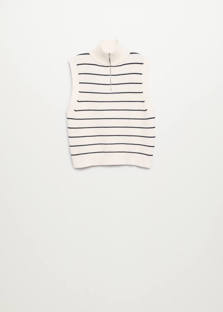 Striped knitted vest | MANGO (US)