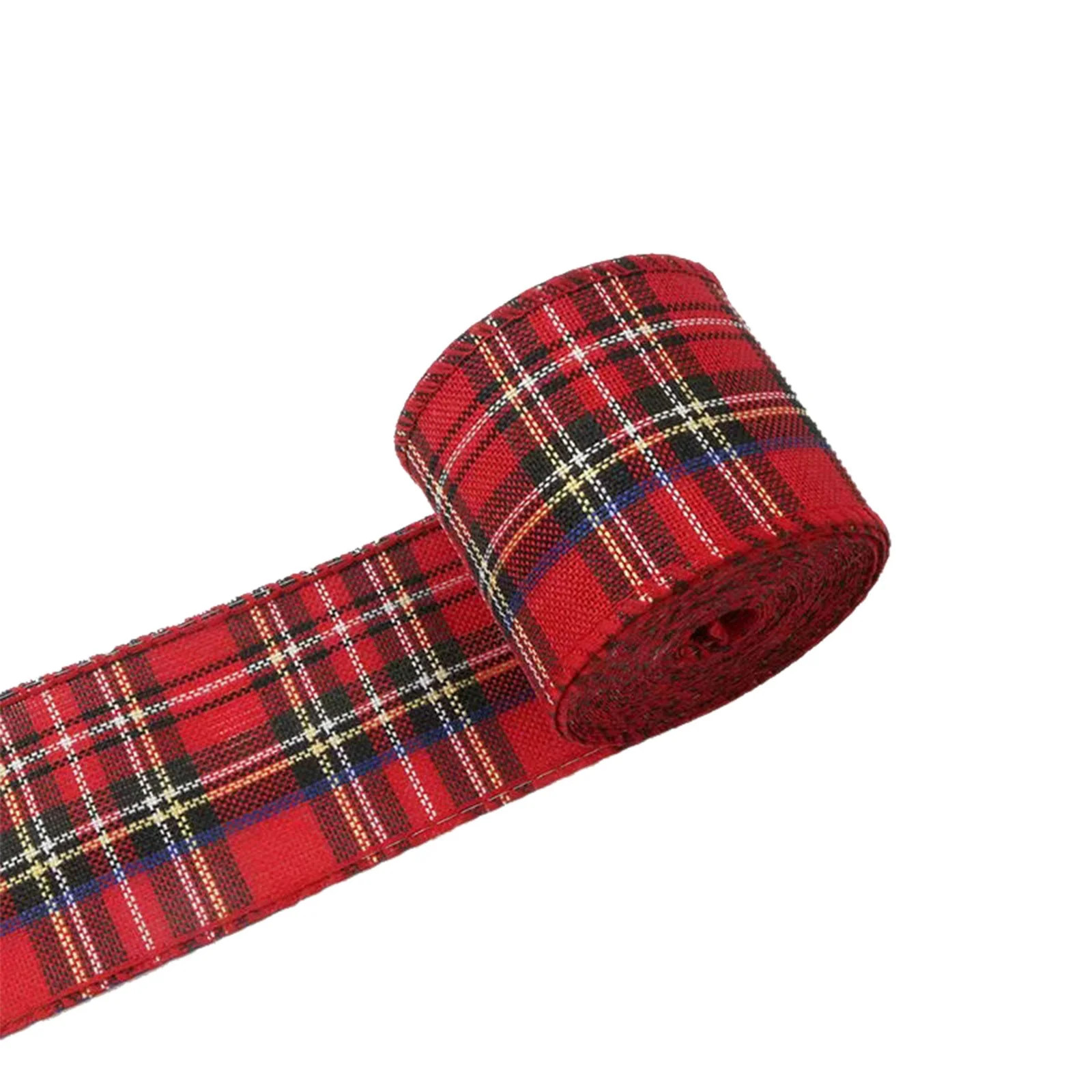 Tainini 6.5yd Christmas Ribbon Christmas Plaid Ribbon for Christmas Tree Decoration DIY Craft Wra... | Walmart (US)