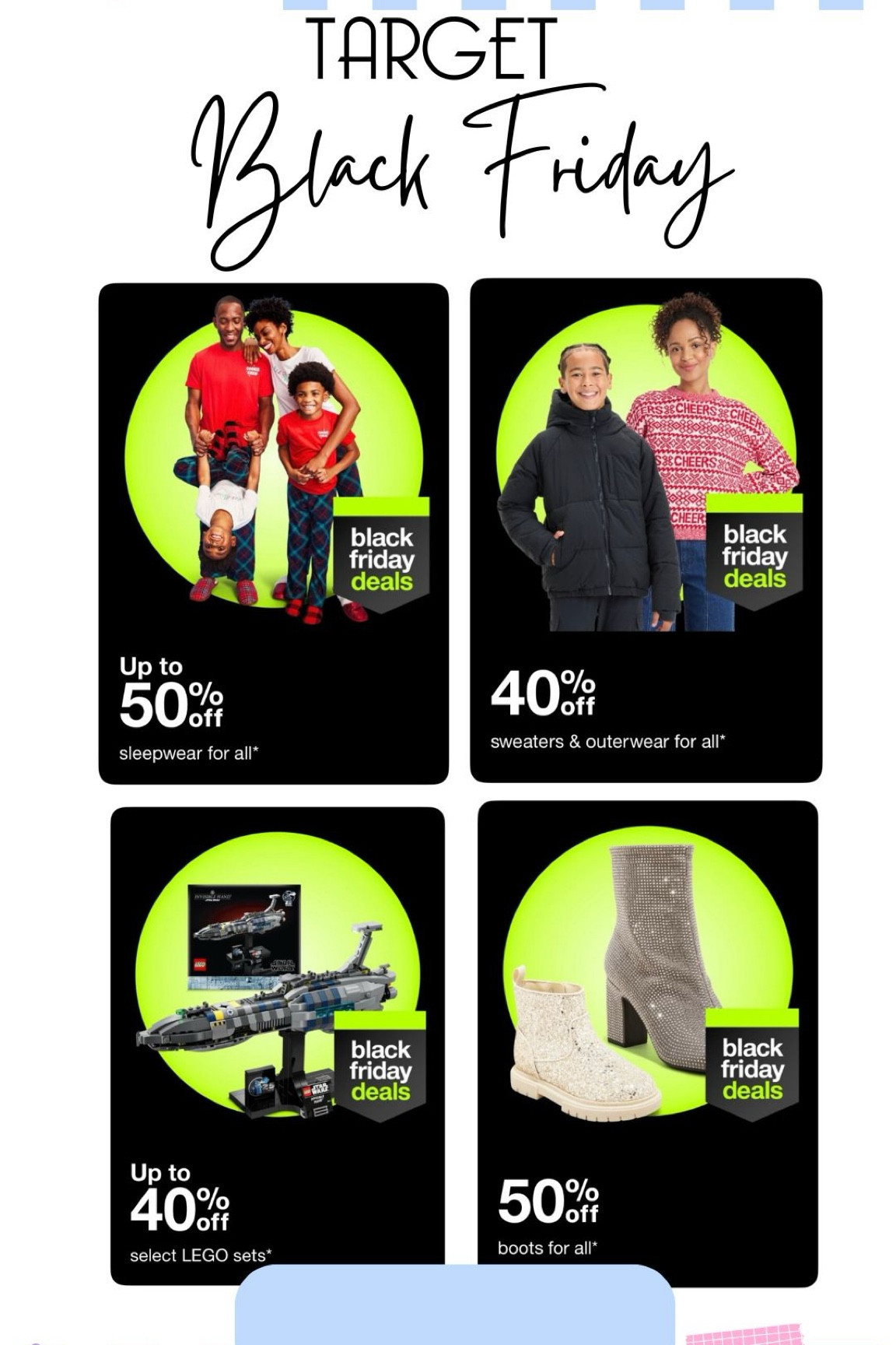 Christmas PJs, outer wear, boots, & legos! 

#LTKSaleAlert #LTKCyberWeek #LTKHoliday