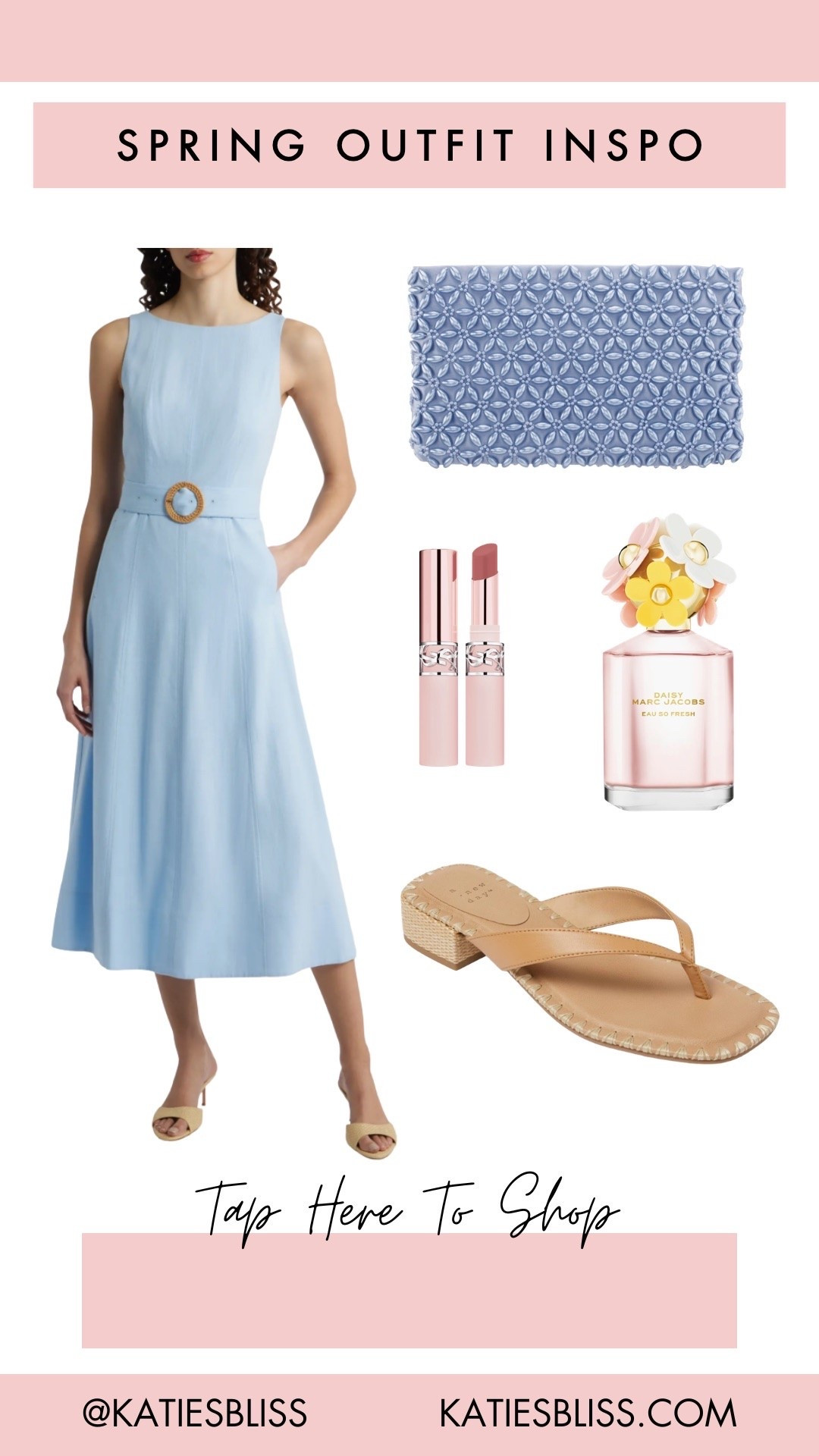 Spring outfit inspo 💐

Spring. Summer. Blue. Dress. Sun dress. Brunch. Beaded bag. Sandals.

#LTKSeasonal