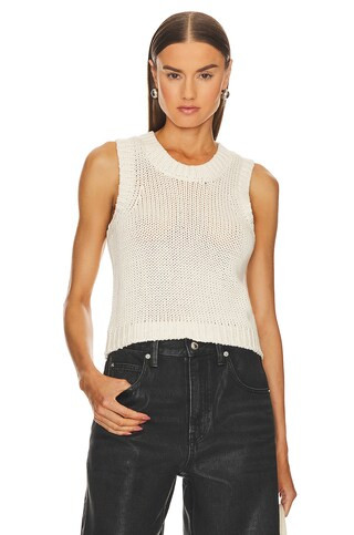 Stitches & Stripes Madison Tank in Chalk from Revolve.com | Revolve Clothing (Global)