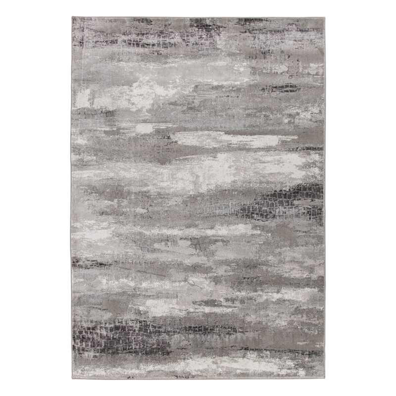 (A479) Camden Canbera Neutral Abstract Area Rug, 8x10 | At Home