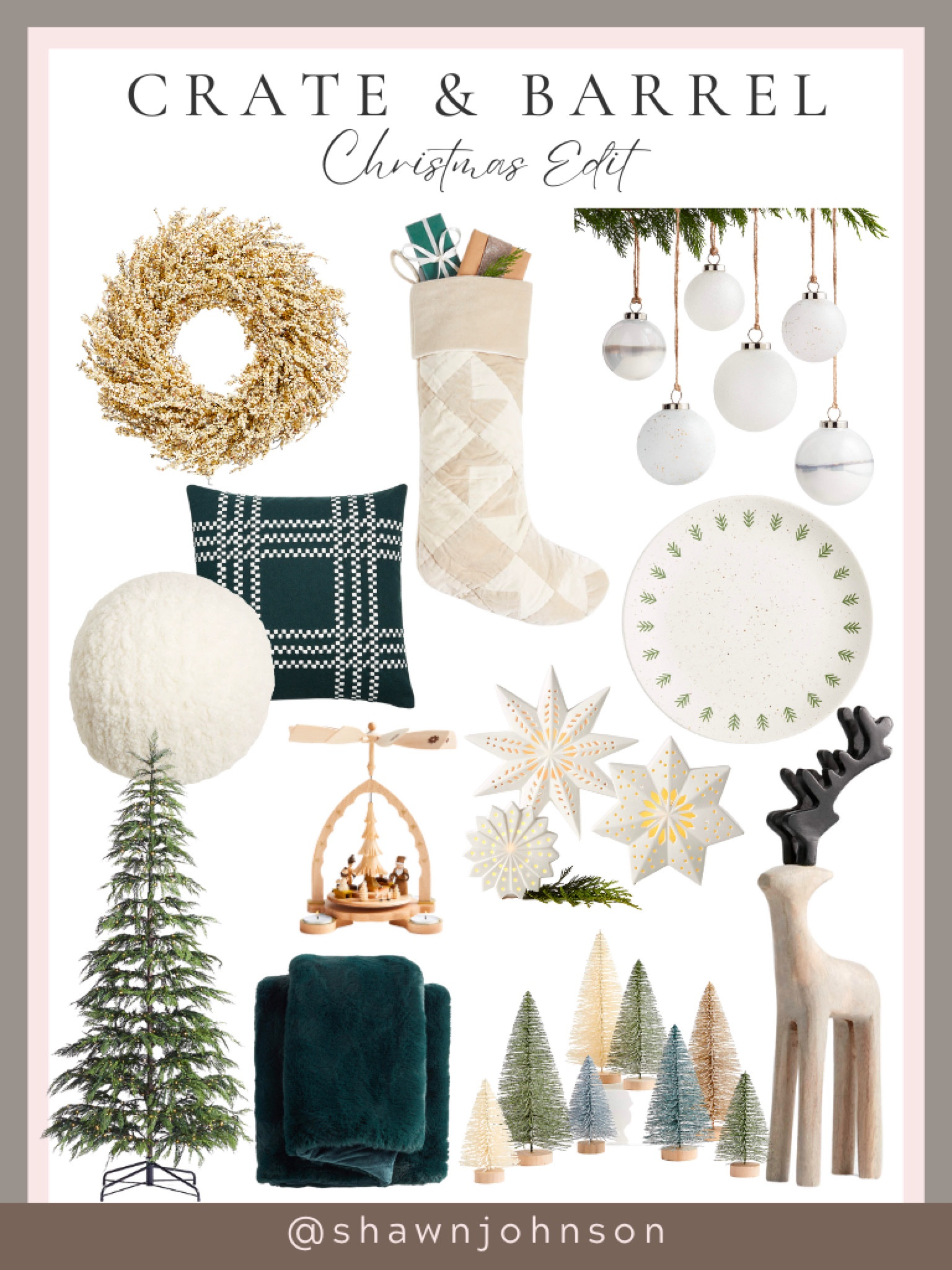 Sprinkle holiday joy with Crate & Barrel's Christmas decor!  #CrateAndBarrel #ChristmasDecor #FestiveSeason #HolidayHome #DeckTheHalls #SeasonsGreetings #HomeDecor



#LTKHoliday #LTKhome