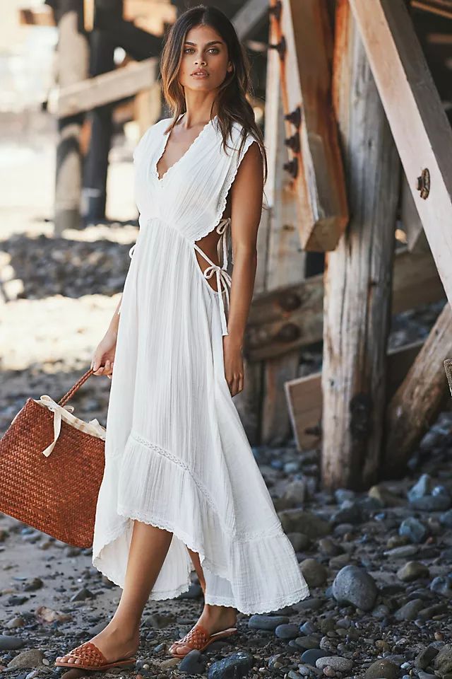 The Silvana High-Low Cover-Up Dress | Anthropologie (US)