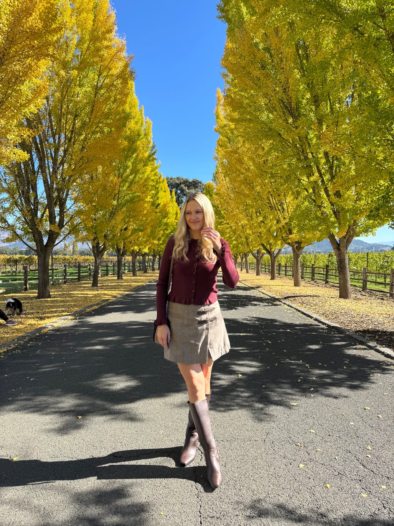 My outfit to Napa the other day! Got so many compliments on the skirt!

#LTKStyleTip #LTKSeasonal #LTKFindsUnder50