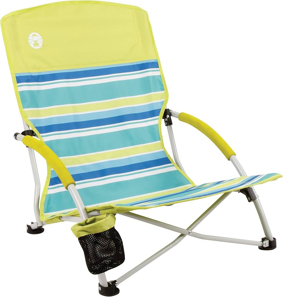 Coleman Utopia Breeze Lightweight Beach Chair with Cup Holder, Comfortable Portable Outdoor Chair... | Amazon (US)