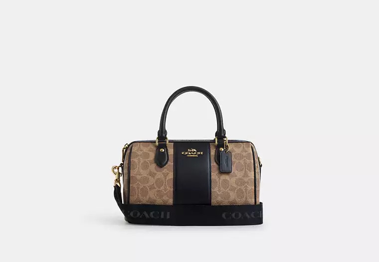 Rowan Satchel Bag In Signature Canvas | Coach Outlet US