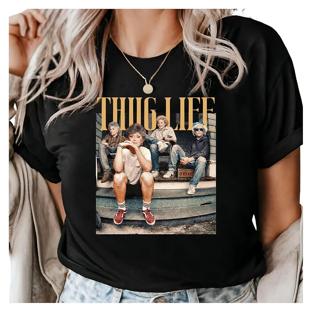 Funny Golden Girls Shirt, THUG LIFE - Dorothy, Rose, Sophia, Blanche, Funny GG tshirt, Gift for T... | Amazon (US)