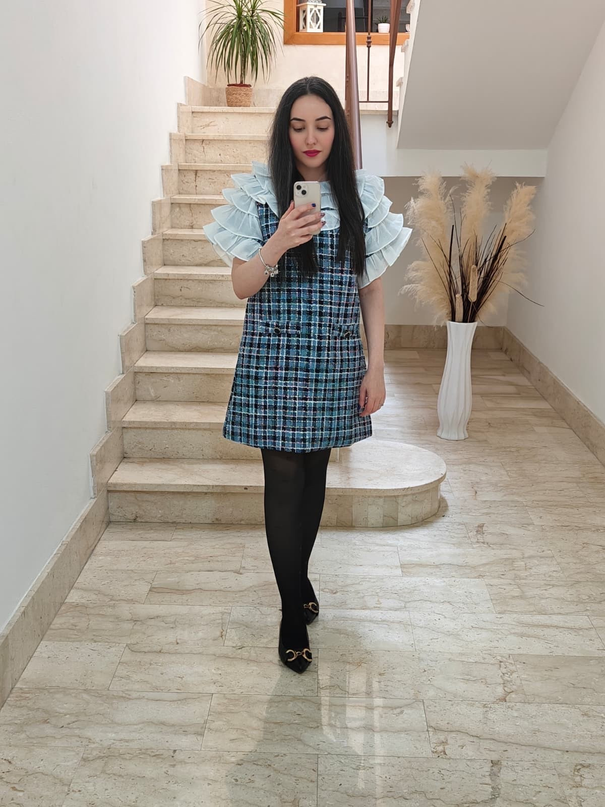 My birthday outfit 🤍💙🎀

Outfit idea, feminine outfit, feminine style, spring outfit, spring dress, mini dress, preppy dress, preppy outfit, tweed dress, check dress, classy outfit, dress under 100, black pumps, black slingback 

#LTKSeasonal #LTKMidsize #LTKootd
