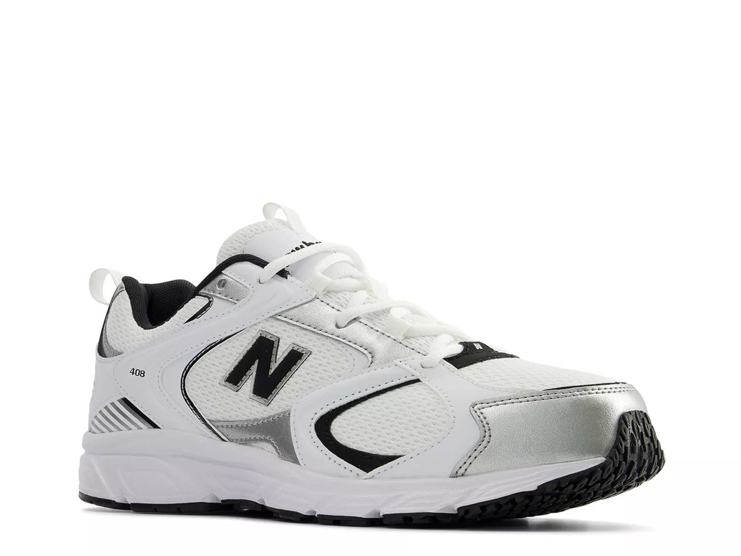 New Balance 408 Sneaker | Women's | White/Black | Size Women's 12.5 / Men's 11 | Sneakers | DSW