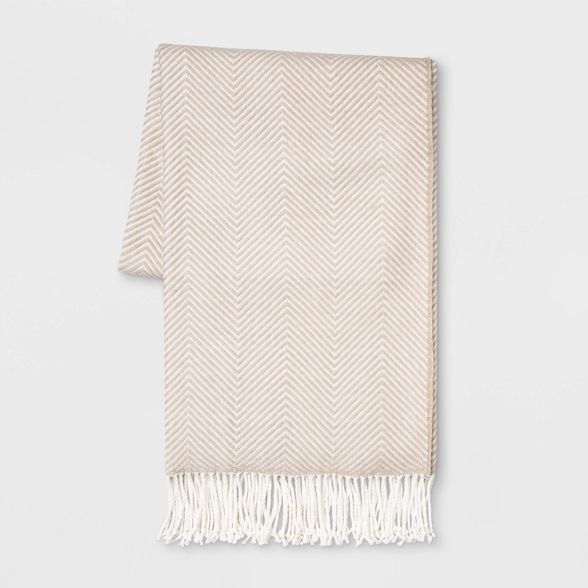 Woven Herringbone Throw - Threshold™ | Target