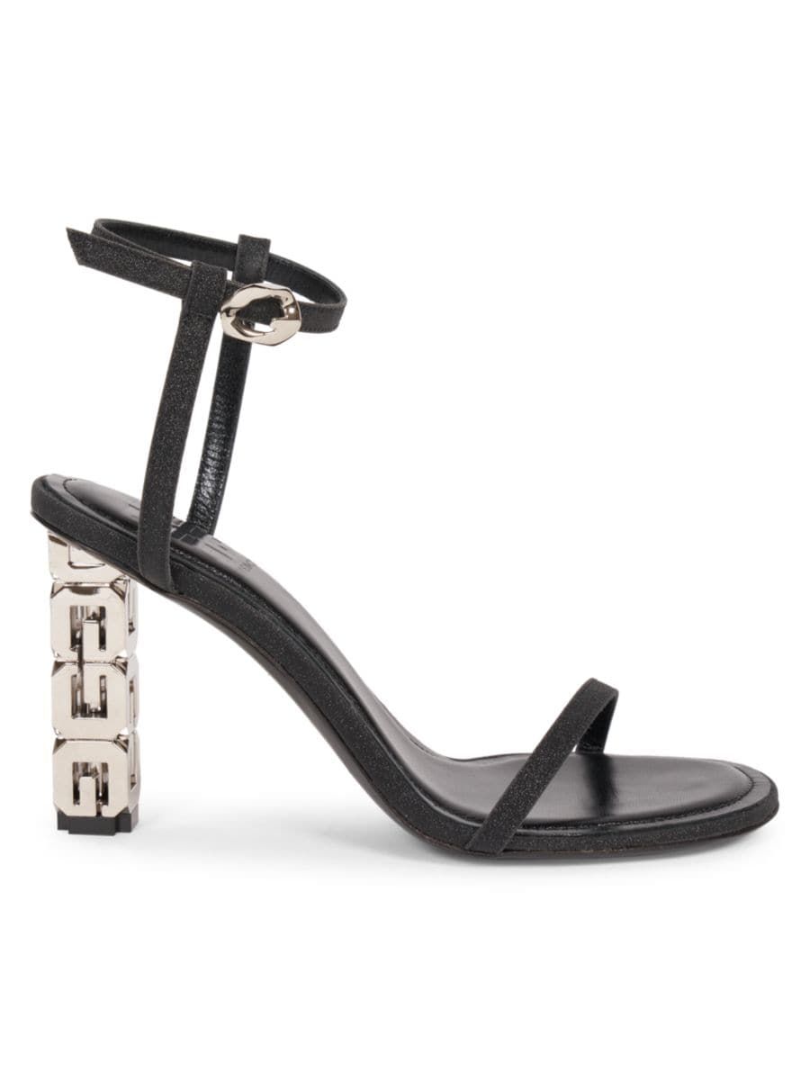 Givenchy G Cube Glitter Sandals | Saks Fifth Avenue