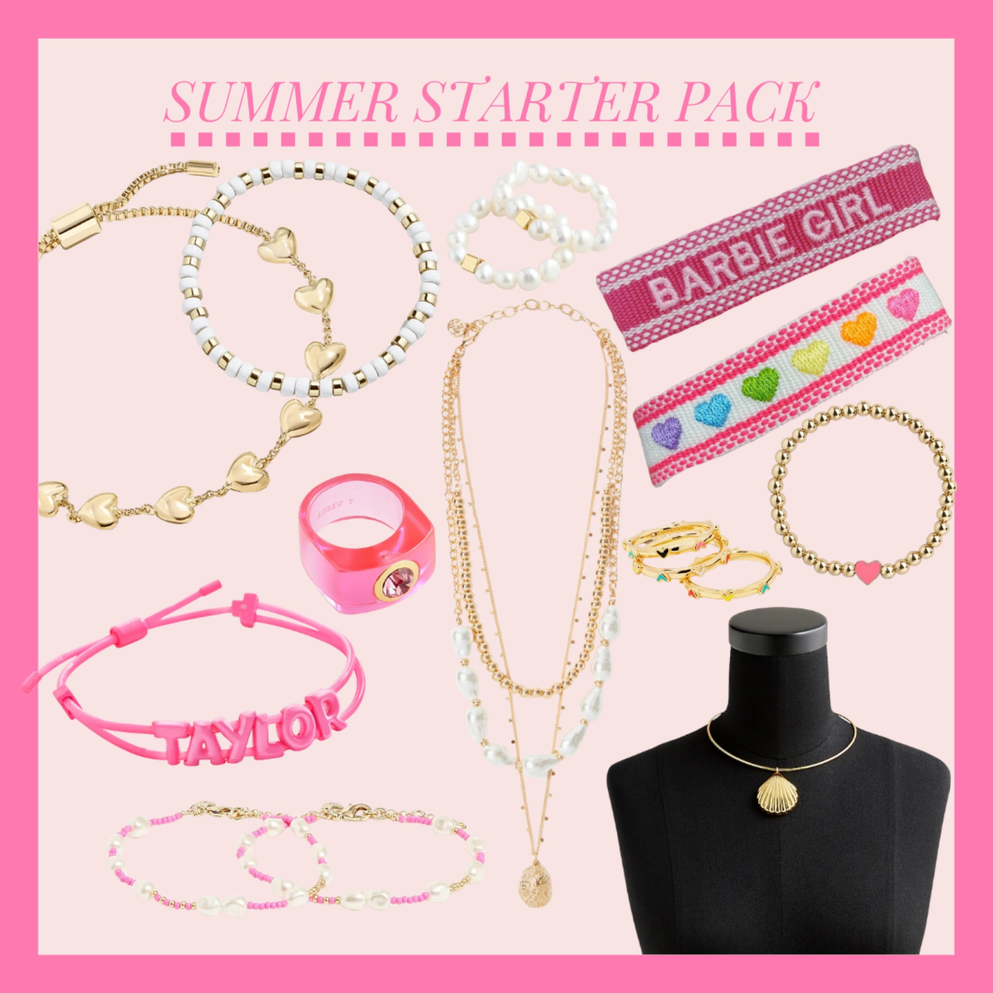 all the fun new jewelry i got to kick off the summer💕

#LTKSeasonal #LTKunder100 #LTKunder50