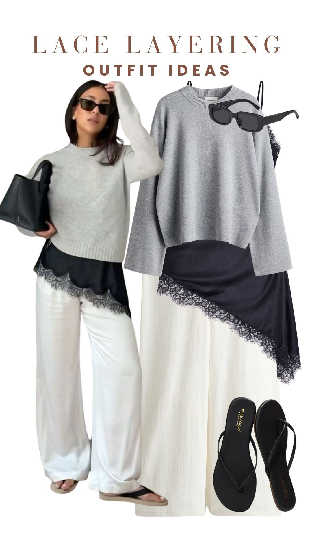 
Lace layering is having a moment ✨ Hopping on the lace trim dress/top trend and showing how to style it for every occasion — from date nights to workdays to holiday dinners 💫 For brunch: lace top + jeans or tailored trousers For work: lace layer under a blazer or with a midi skirt For date night: lace dress with heels + statement jewelry For night out: lace cami + satin skirt or trousers For holiday dinners: soft lace pieces styled with sandals + gold accessories Feminine, versatile, and perfect for spring/summer outfits — this trend goes from day to night so effortlessly 🙌 To shop these outfits, check the LTK shop link in bio 🛍️💌 (Lace Layering, Lace Trim Top, Lace Trim Dress, Sheer Lace Layering, Feminine Outfit Ideas, Romantic Style, Delicate Lace Details, Layering Pieces, Chic Layered Outfits, Lace Camisole Outfit, Lace Tank Top, Lace Dress Outfit, Soft Girl Aesthetic, Vintage Inspired Style, Dressy Layering, Elevated Basics, Capsule Wardrobe Layers, Trendy Layering Pieces, Parisian Style Outfit, Sheer Layering Trend, Lace Outfit Inspiration, Date Night Outfit) 

 #LTKNYFW #LTKgrwm #LTKootd