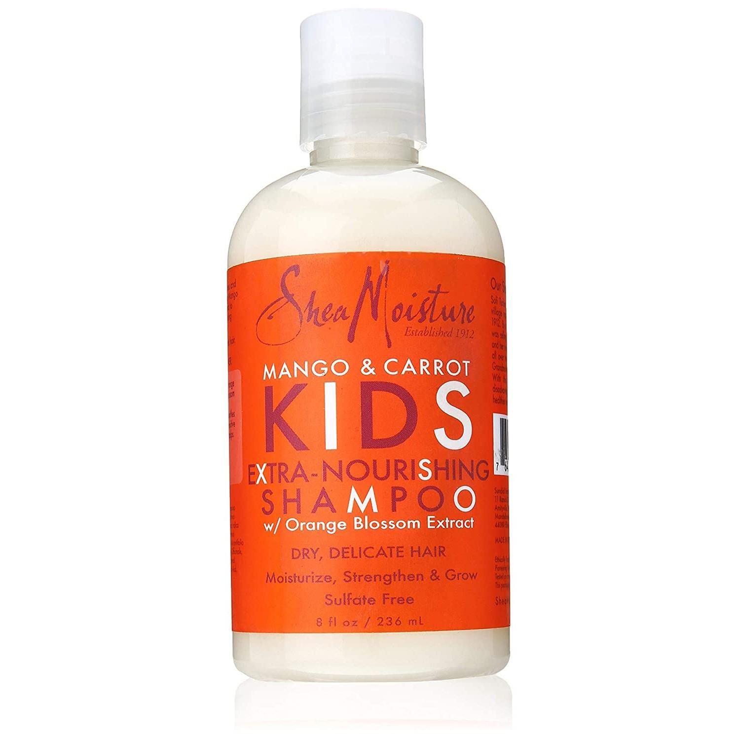 Shea Moisture Mango & Carrot Kids Extra Nourishing Shampoo 8 Oz. - Walmart.com | Walmart (US)