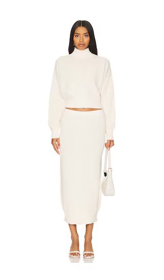 x free-est Hailee Sweater Skirt Set in Powder Sand | Revolve Clothing (Global)