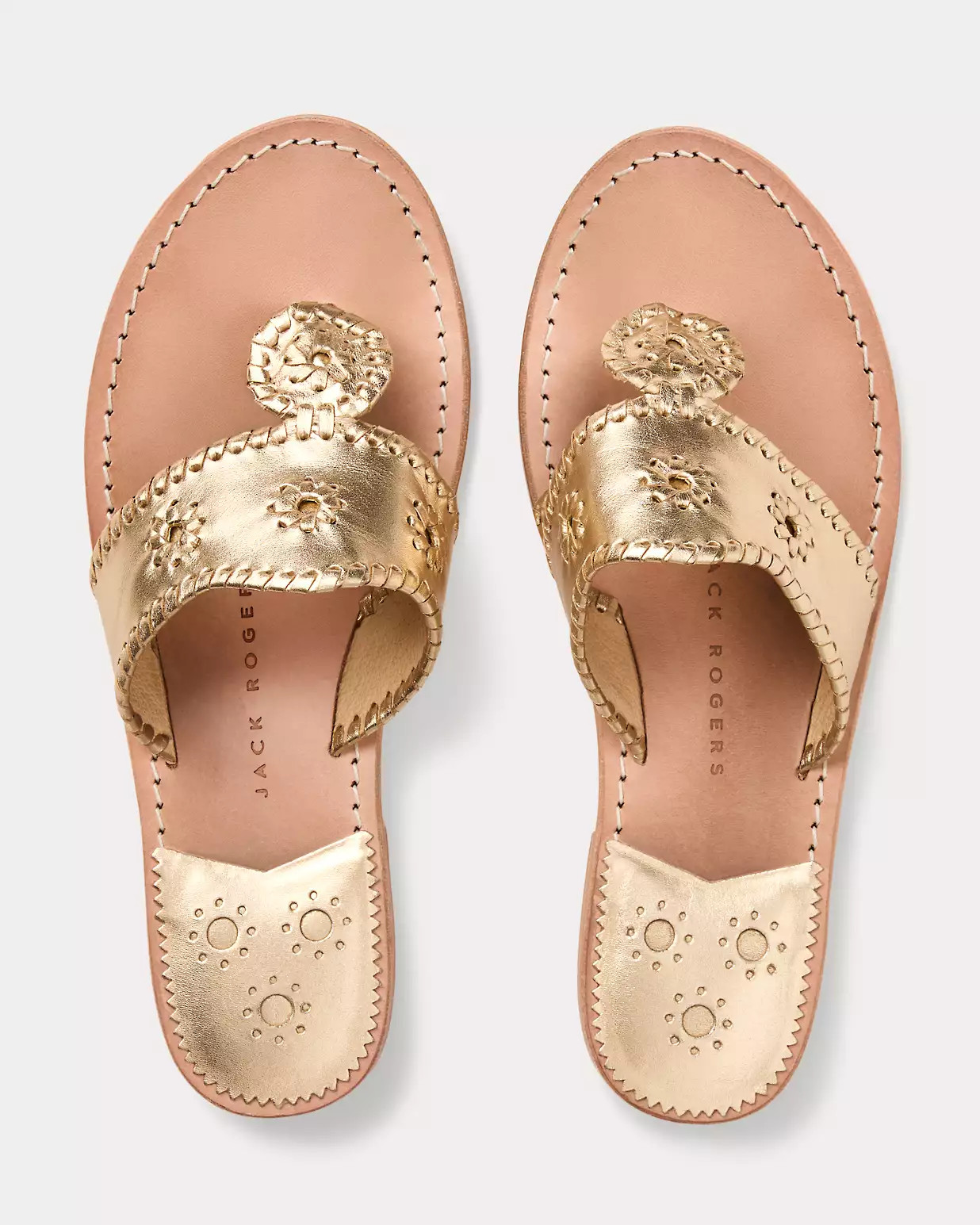Jack Rogers Jacks Leather Flat Sandal | Lilly Pulitzer
