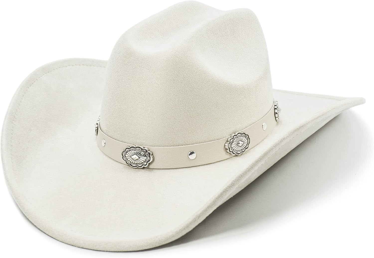 FLUFFY SENSE. Cowboy Hat for Women and Men with Shapeable Wide Brim - Felt Cattleman Western Hats... | Amazon (US)