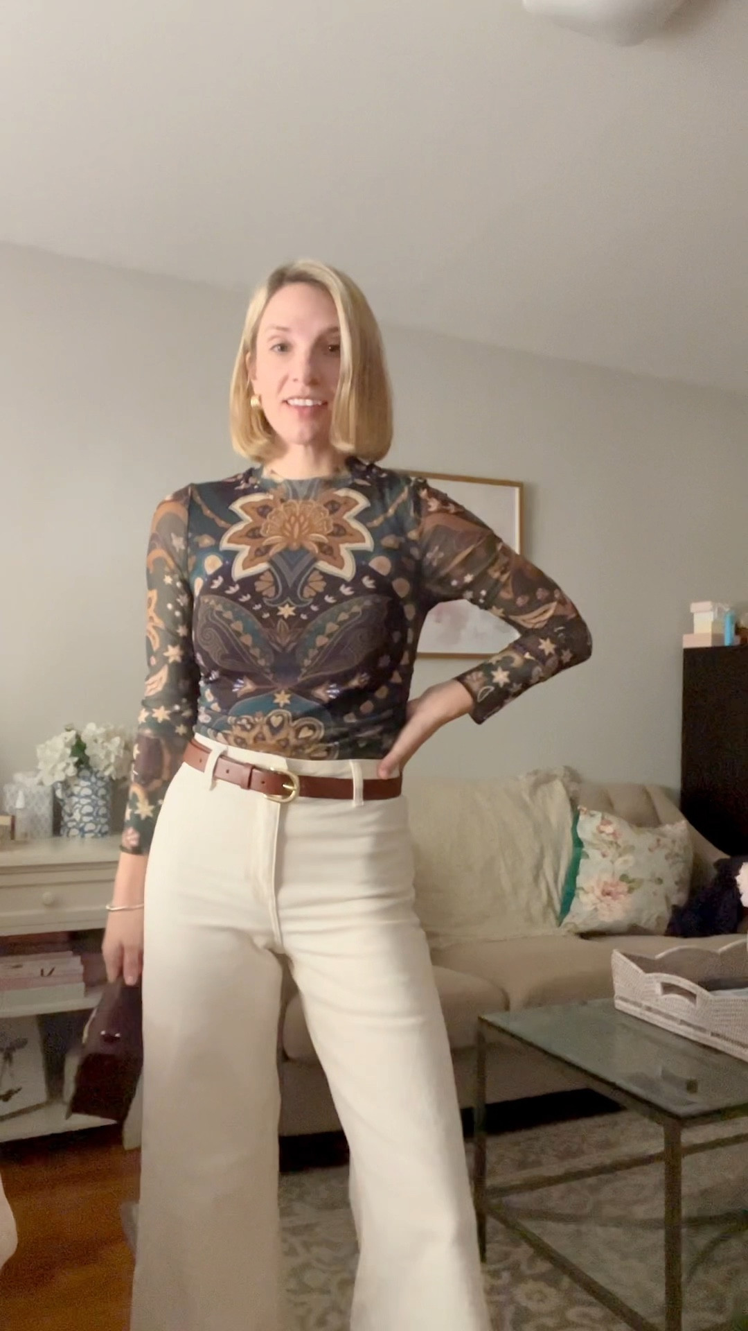 Fall outfit. Going out top. 
*pants are old - linked similar 

#LTKSeasonal #LTKFindsUnder100 #LTKStyleTip