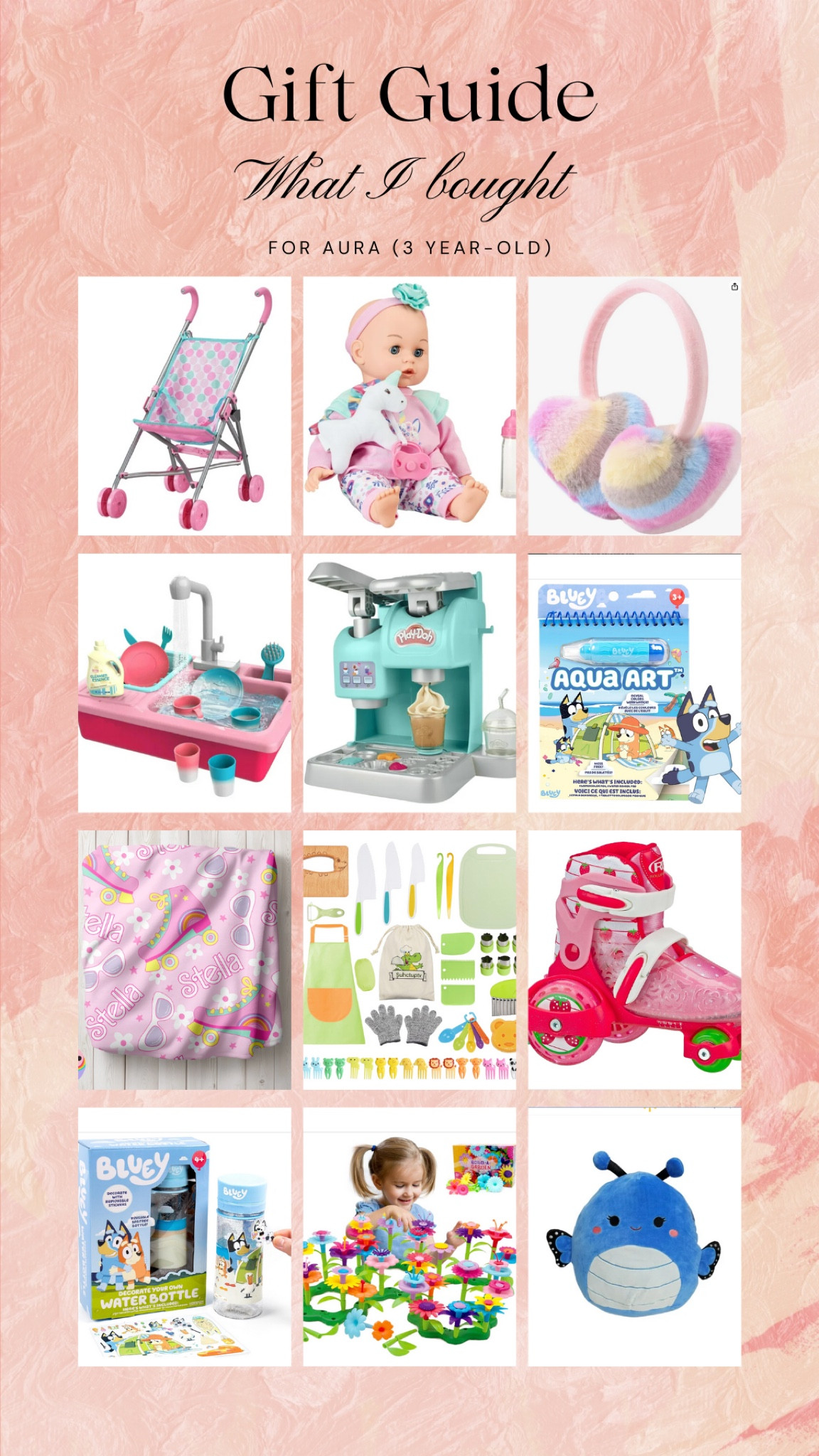 Gift guide for 3-year-old girls!

#LTKGiftGuide #LTKkids #LTKHoliday