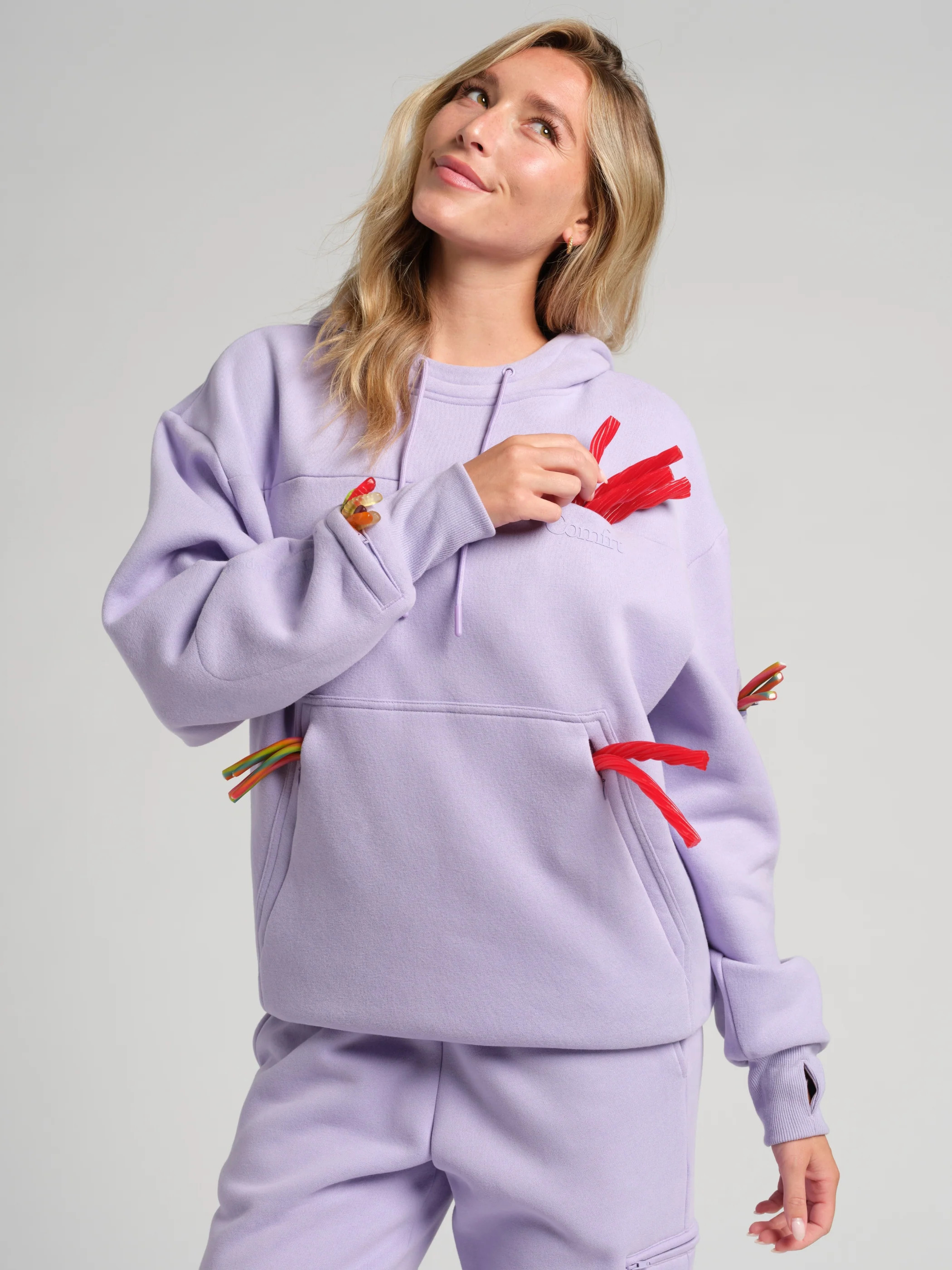 Comfrt Snakâ¢ Hoodie | Lavender | Oversized | XS | Comfrt