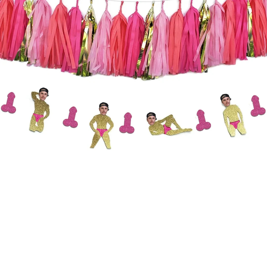 Groom Face Dancers Bachelorette Banner: Custom Party Decoration - Etsy | Etsy (US)