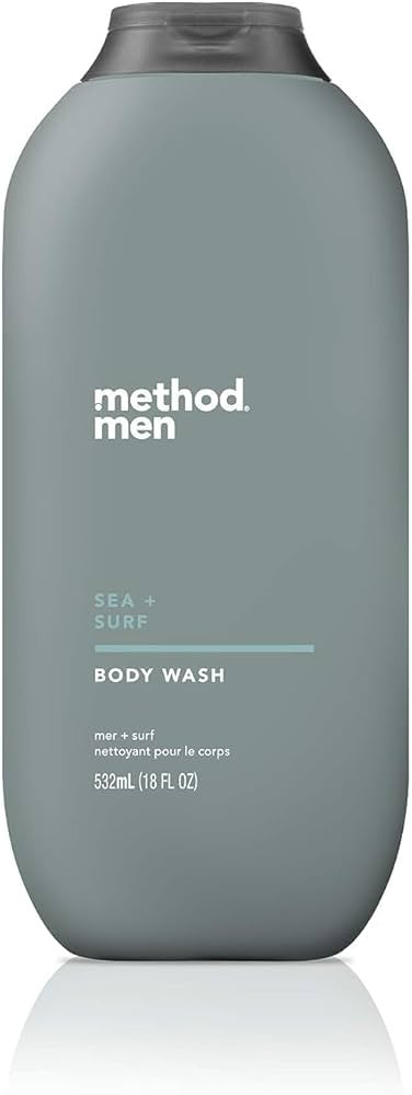 Method Men Body Wash, Sea + Surf, Paraben and Phthalate Free, 18 fl oz (Pack of 1) | Amazon (US)