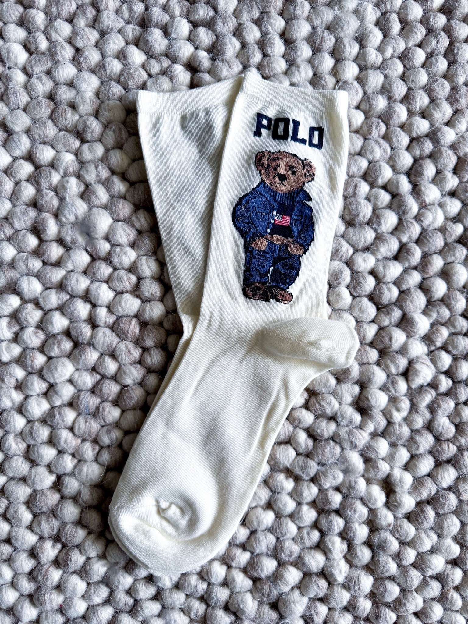 These socks from last year are too cute not to share again. The Polo bear is such a classic & they add the perfect little detail to any outfit. They’re soft, comfy, + they look adorable with sneakers, Uggs, boots, leggings, lounge sets… literally everything. Such an easy gift, stocking stuffer, or everyday basic you’ll use nonstop.

cute socks - Polo bear socks - Ralph Lauren socks - cozy winter socks - cute ankle socks - sneaker socks for women - everyday socks - loungewear accessories - winter outfit details - holiday gift ideas - stocking stuffer ideas - affordable gift ideas - cozy wardrobe essentials - winter outfit inspo - casual outfit accessories - athleisure accessories - neutral outfit details - trending socks for women - cute fashion finds - wardrobe basics for women - winter fashion must haves - cute holiday gifts - small gift ideas for her

#LTKU #LTKGiftGuide #LTKActive
