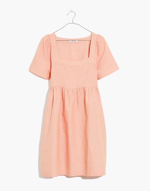 Linen-Blend Allie Mini Dress | Madewell