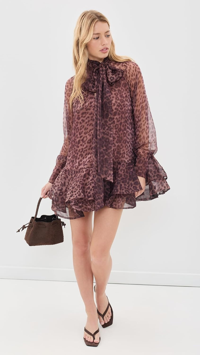 BARDOT Women's Adrie Babydoll Mini Dress | Amazon (US)
