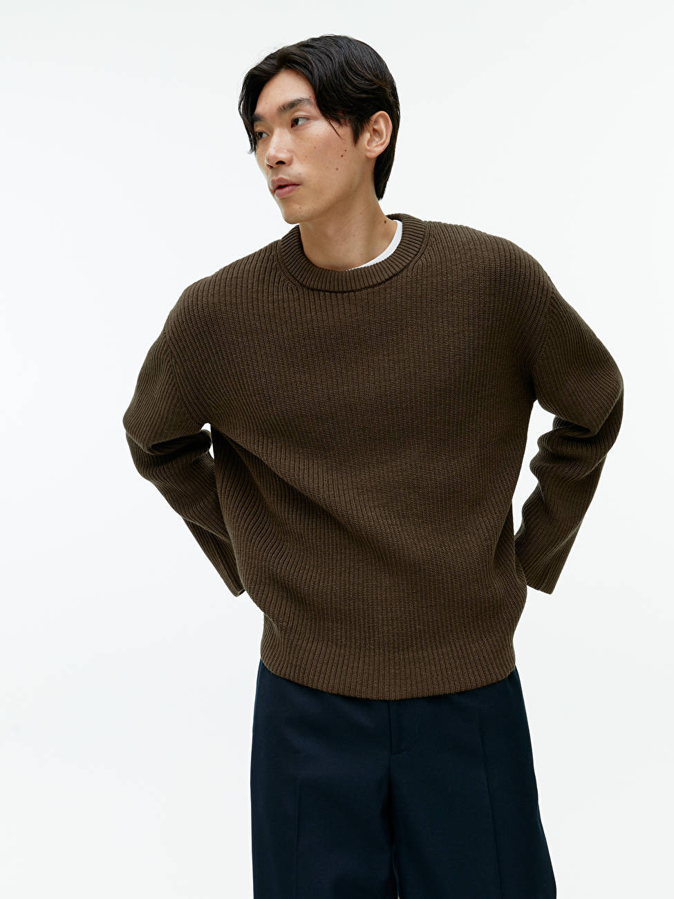 Crew-Neck Wool-Blend Jumper | ARKET (US&UK)