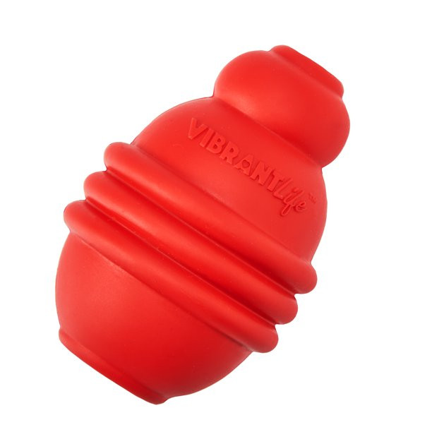 Vibrant Life Treat Buddy Rubber Dog Chew Toy, Large, Red, Chew Level 5 | Walmart (US)