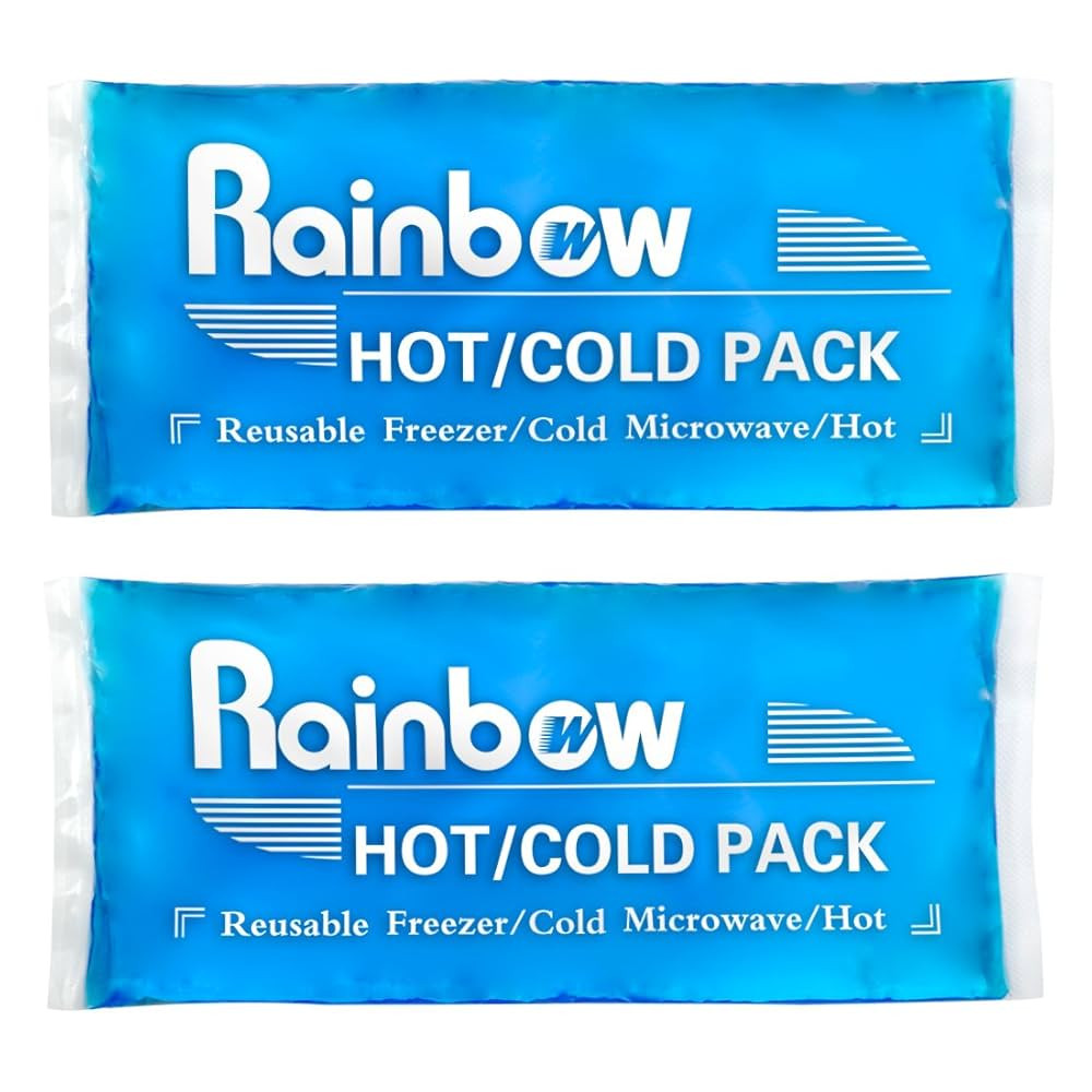 Soft Ice Packs Reusable Gel Pack 2, Hot and Cold Gel Ice Packs for Injuries, Headaches, Joint Pai... | Amazon (US)