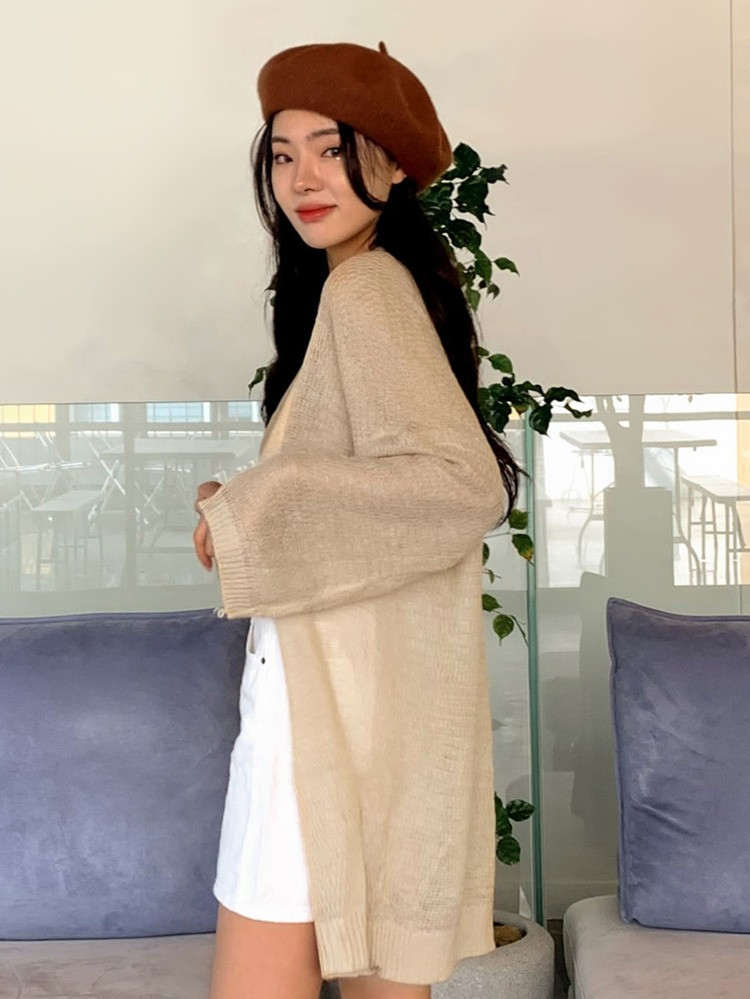 DAZY Drop Shoulder Open Front Cardigan | SHEIN