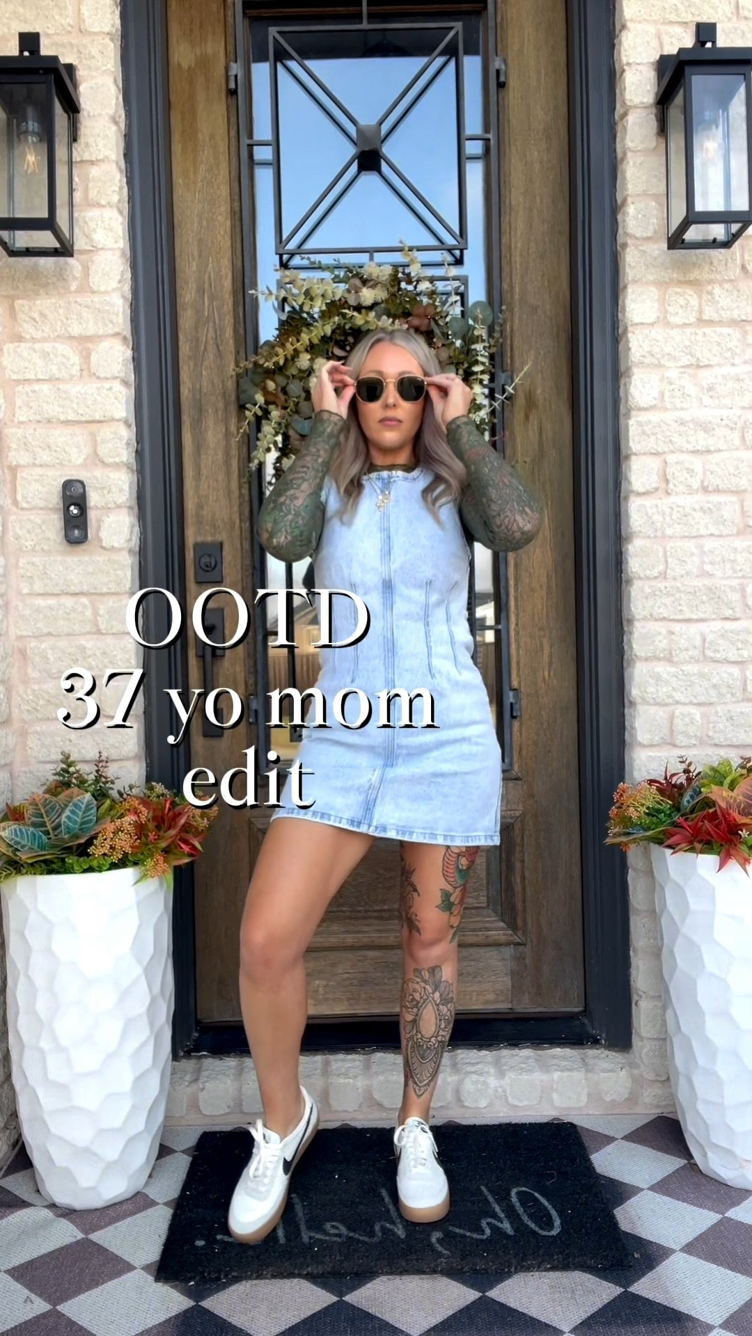 Denim & lace 😍

#LTKmomlife #LTKPetite #LTKootd