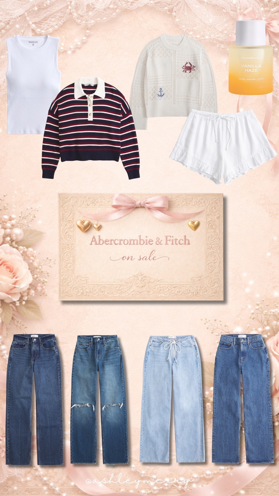 Abercrombie Code: DENIMAF stacks for an extra 15% off!

Denim sale plus everything else is 20% off 

#LTKSaleAlert #LTKootd #LTKgrwm