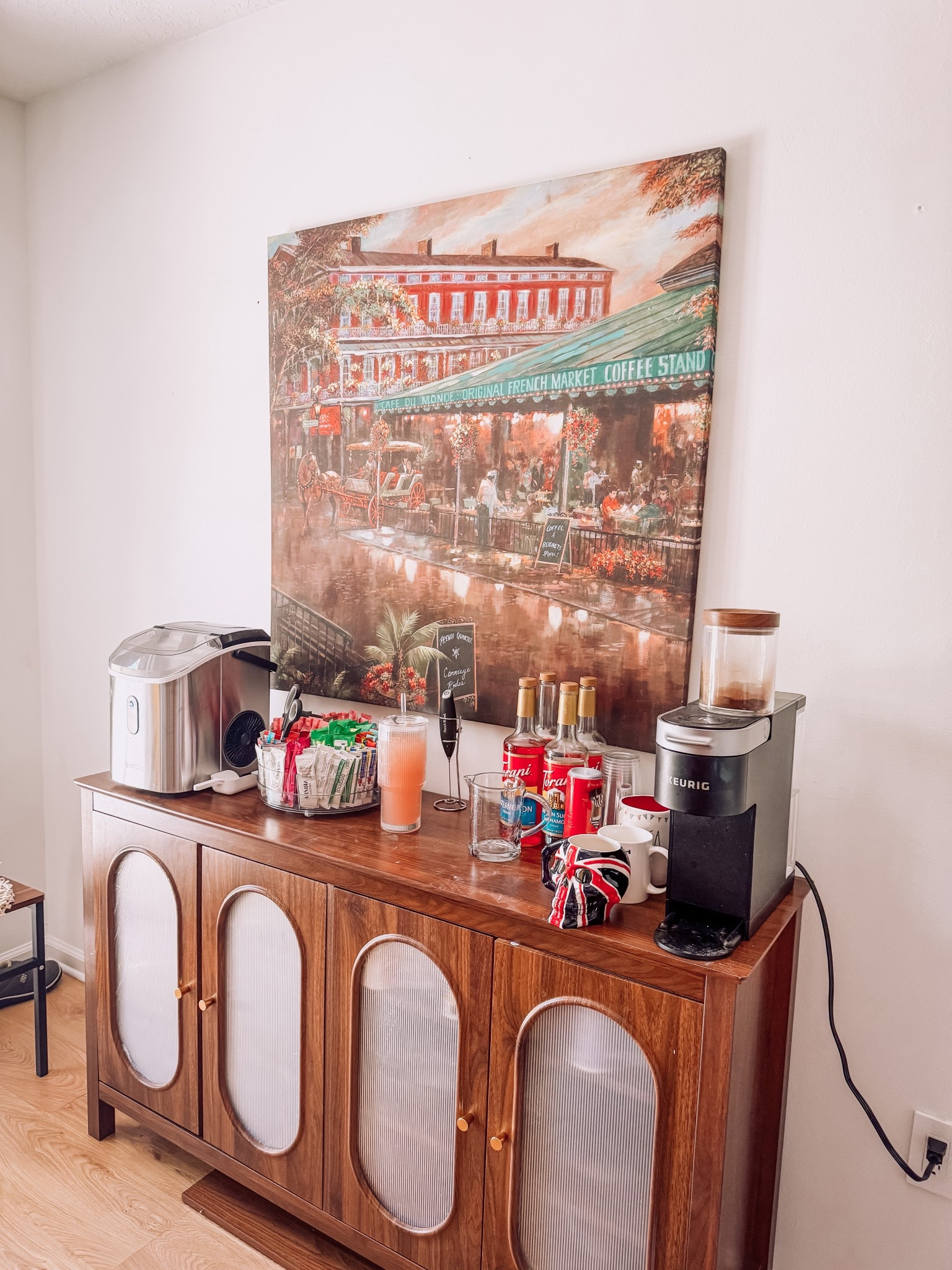 finally sharing our buffet and drink station! we keep all of our baby led weaning, bar cart items, and other kitchen appliances here and hidden out of the way in the kitchen! 

#LTKHome #LTKFindsUnder50 #LTKFindsUnder100