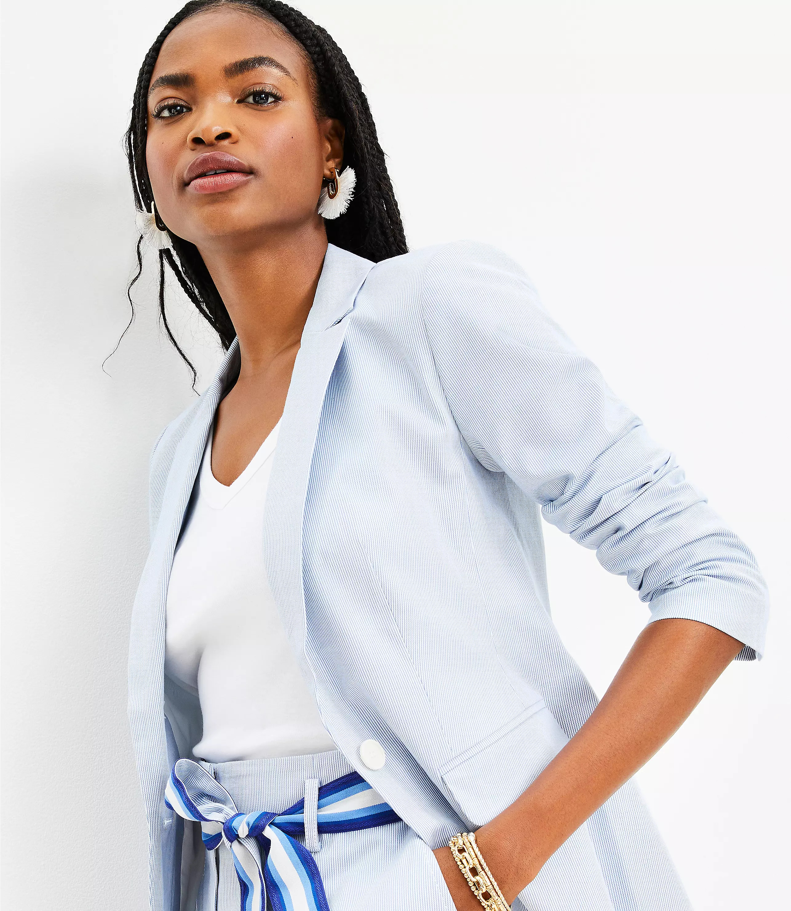 : Blue White Stripe | LOFT