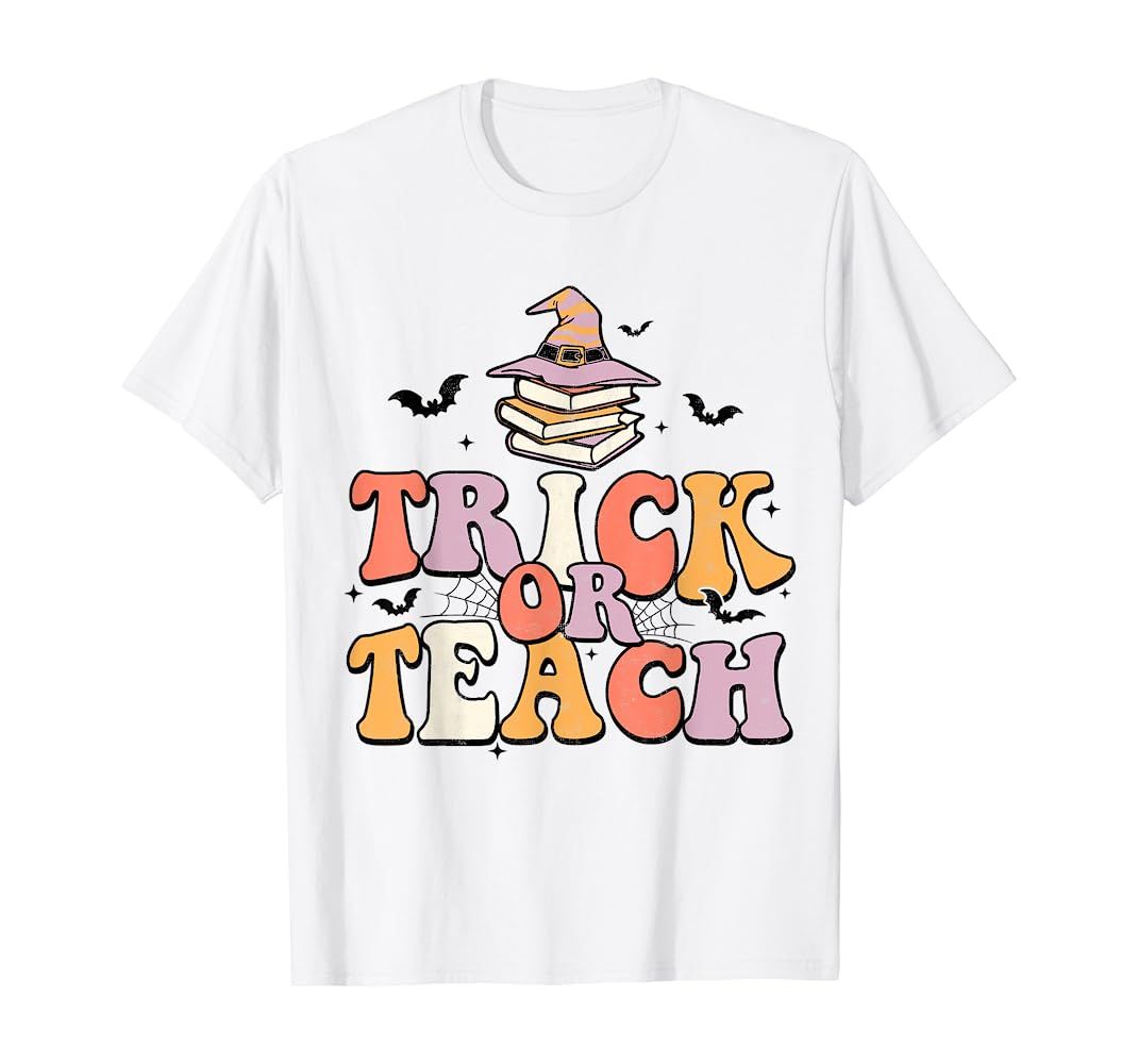 Brand: Trick Or Teach Spooky Season Witch Halloween Retro | Amazon (US)