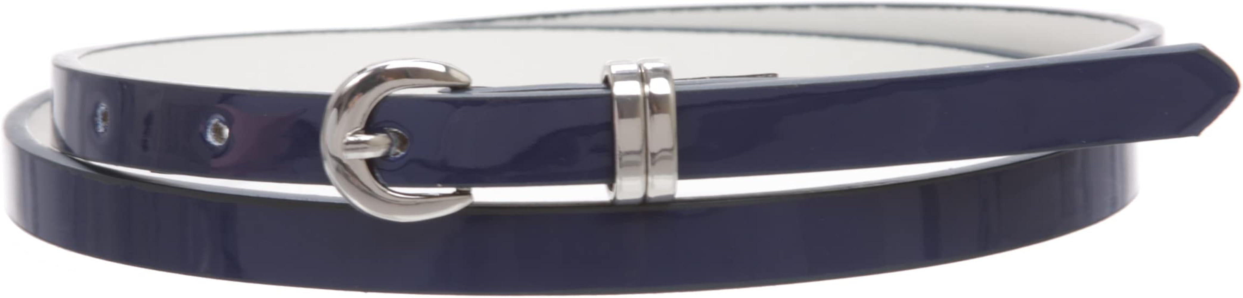 beltiscool 1/2" inch Patent Leather Skinny Belt | Amazon (US)