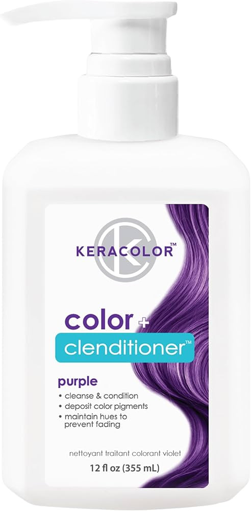Keracolor Color + Clenditioner 3-in-1 Color-Depositing Conditioner, Gently Cleanses & Conditions,... | Amazon (US)