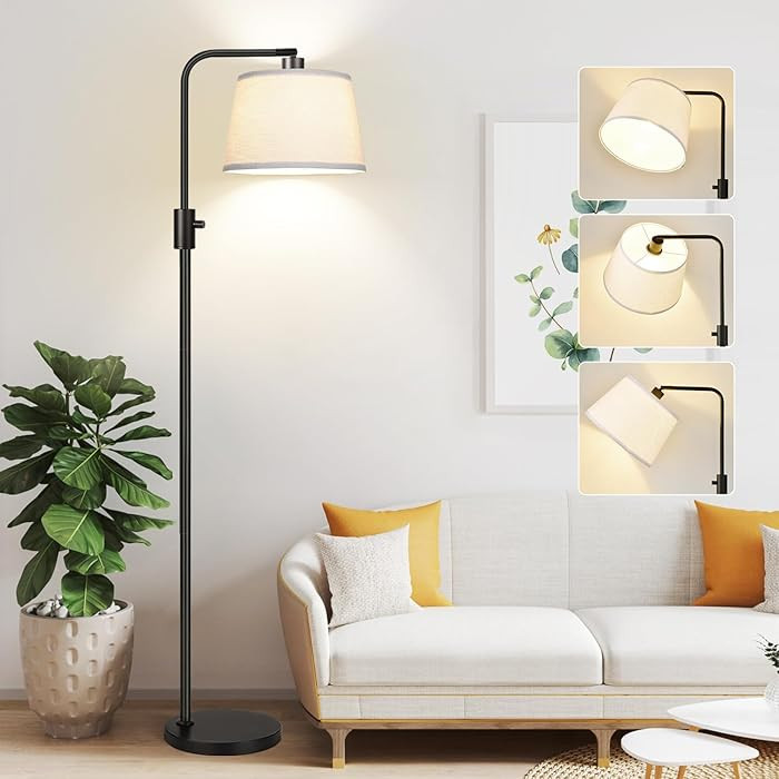 \u3010Upgraded\u3011 Dimmable Floor Lamp, 1000 Lumens LED Edison Bulb Included, Arc Floor Lamps f... | Amazon (US)